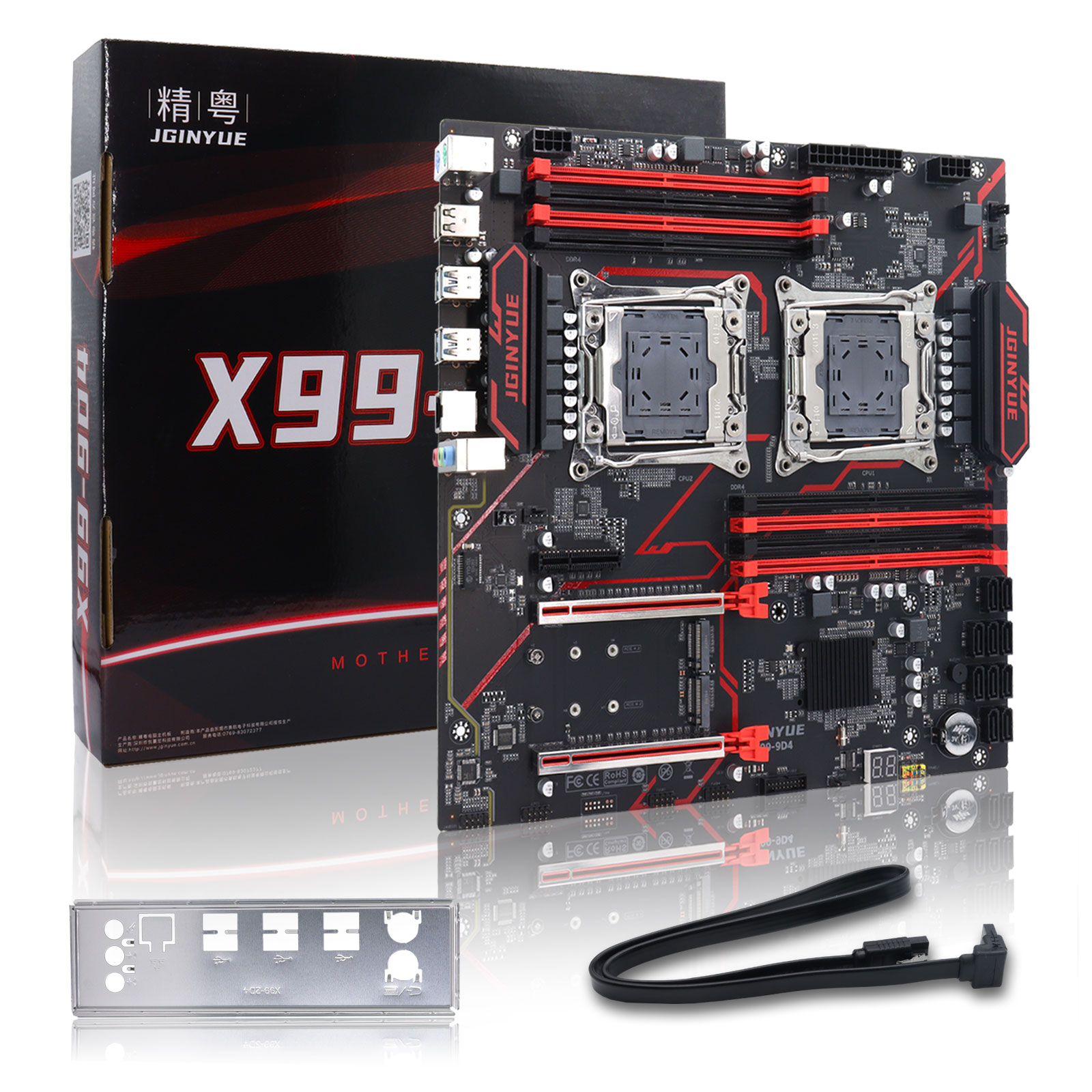 Ecc Ram Server - JGINYUE X99‑9D4 듀얼 LGA2011‑3 서버 마더보드