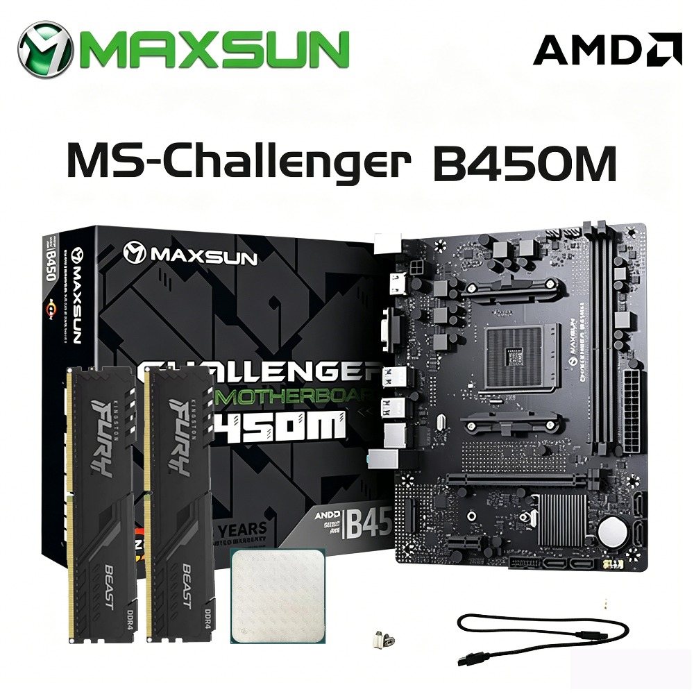 Ddr4 3200Mhz - 맥선 B450 마더보드 + AMD R5