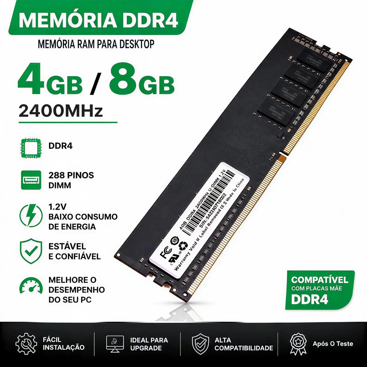 DDR4 RAM 4GB 8GB 2400MHz PC4-1 - Ddr4 3200Mhz 리뷰 및 가격