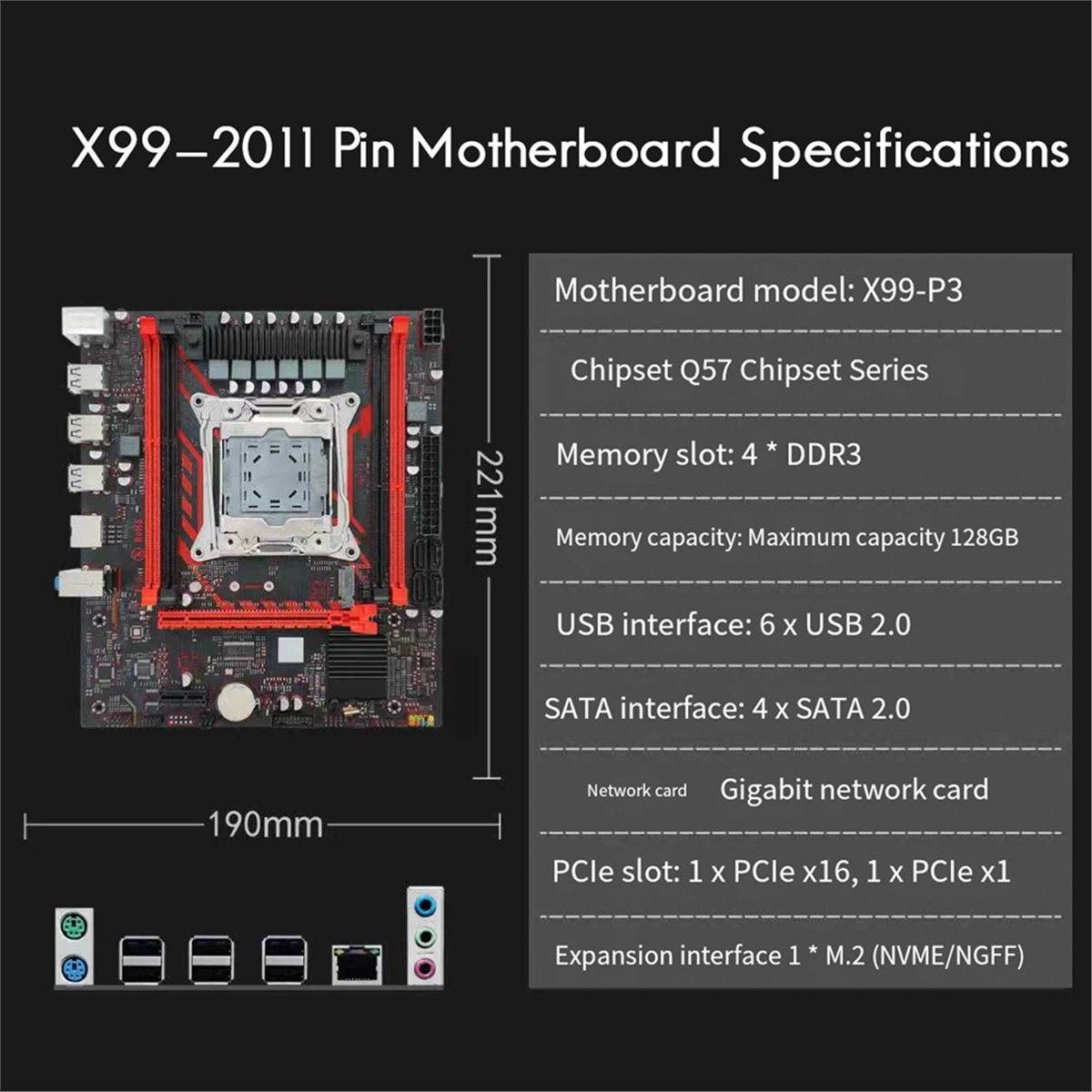 (A01R) X99 마더보드 X99 P3 LGA2011 - Ddr3 Ram 리뷰 및 가격