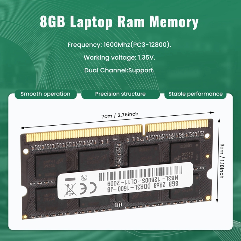 DDR3 8GB 노트북 램 메모리 1600Mhz PC3 - Ddr3 8Gb 리뷰 및 가격